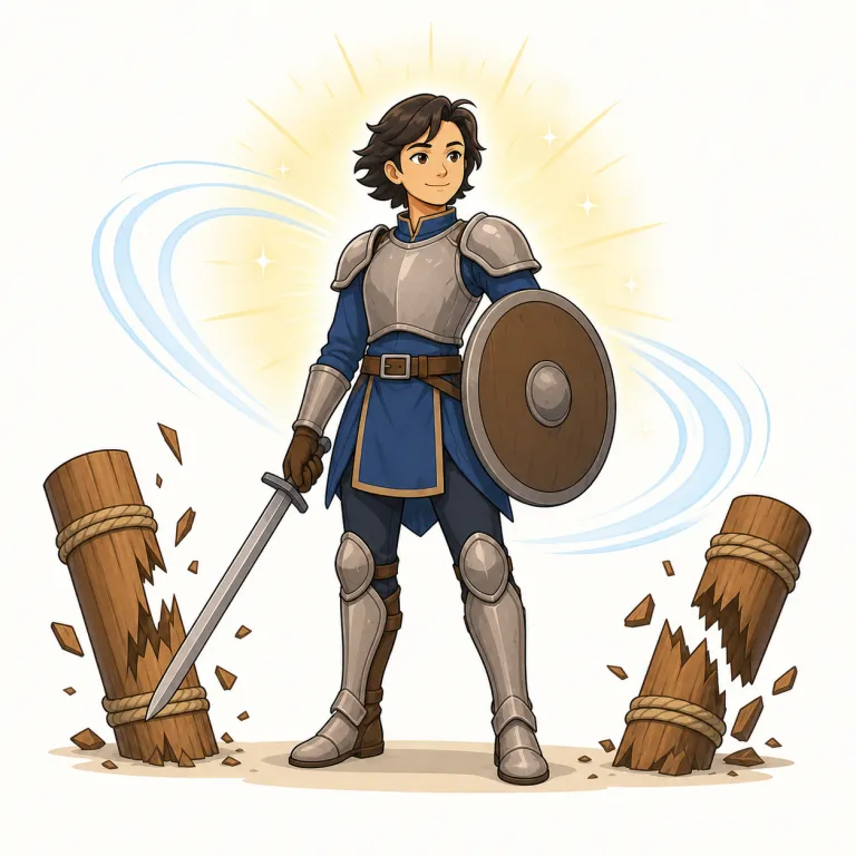prowess（武勇・noun）の覚え方イラスト