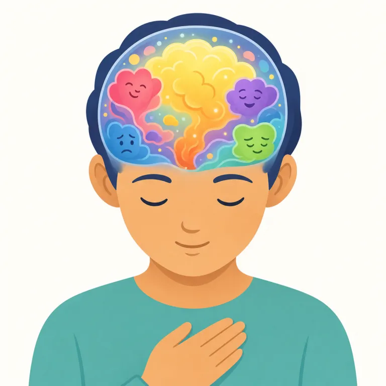 psychologically（心理的に・副詞）の覚え方イラスト — この用法では psychologically を「心理学的に」と研究分野の名前としてではなく、「心の面で、精神面に作用して」という副詞として覚えます