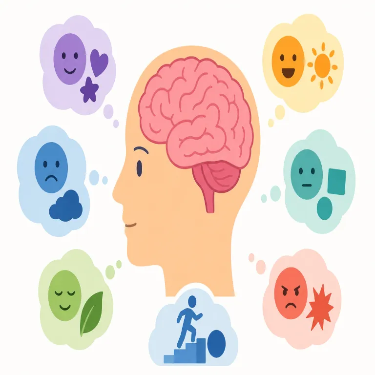 psychology（心理学・名詞）の覚え方イラスト — biology, geology などと同じく -logy は「学問」
