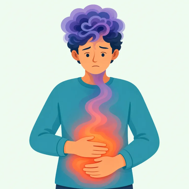 psychosomatic（心身症の・形容詞）の覚え方イラスト — psycho- は psychology / psychiatrist などで見かける「心・精神」のまとまり、somatic は symptom と並べて医療文脈で出る…