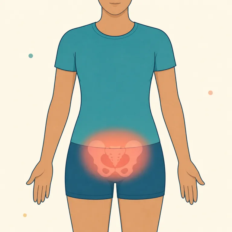 pubic（陰部に関する・形容詞）の覚え方イラスト