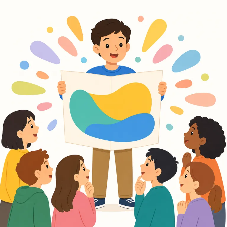publicize（公表する・動詞）の覚え方イラスト — public「公の」+ -ize「〜にする」で、publicize は「公の状態にする」と考えると基本義がつかめます