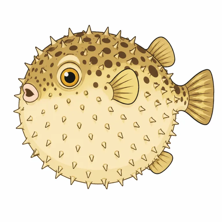puffer（フグ・noun）の覚え方イラスト