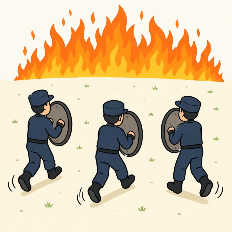 pullback（撤退・noun）の覚え方イラスト