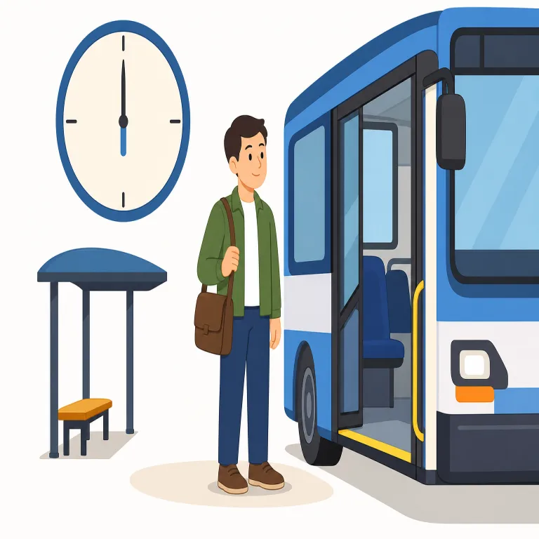 punctual（時間厳守・形容詞）の覚え方イラスト — このエントリでは punctual を、人や態度が約束の時刻をきちんと守る性質として覚えます