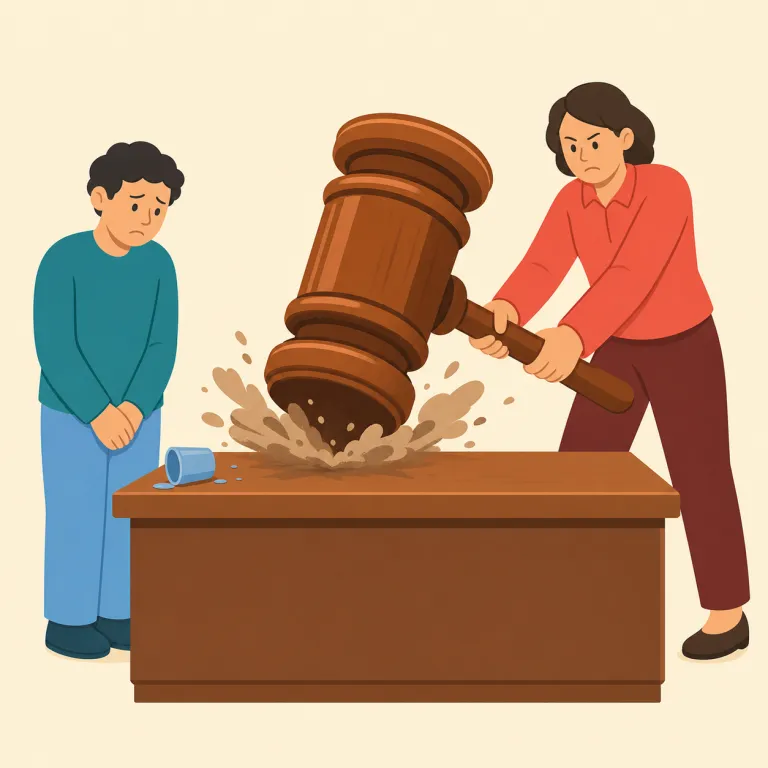 punitively（懲罰的に・副詞）の覚え方イラスト — punish「罰する」と同じ語源を持つ punitiveに、副詞の -lyが付いた形です