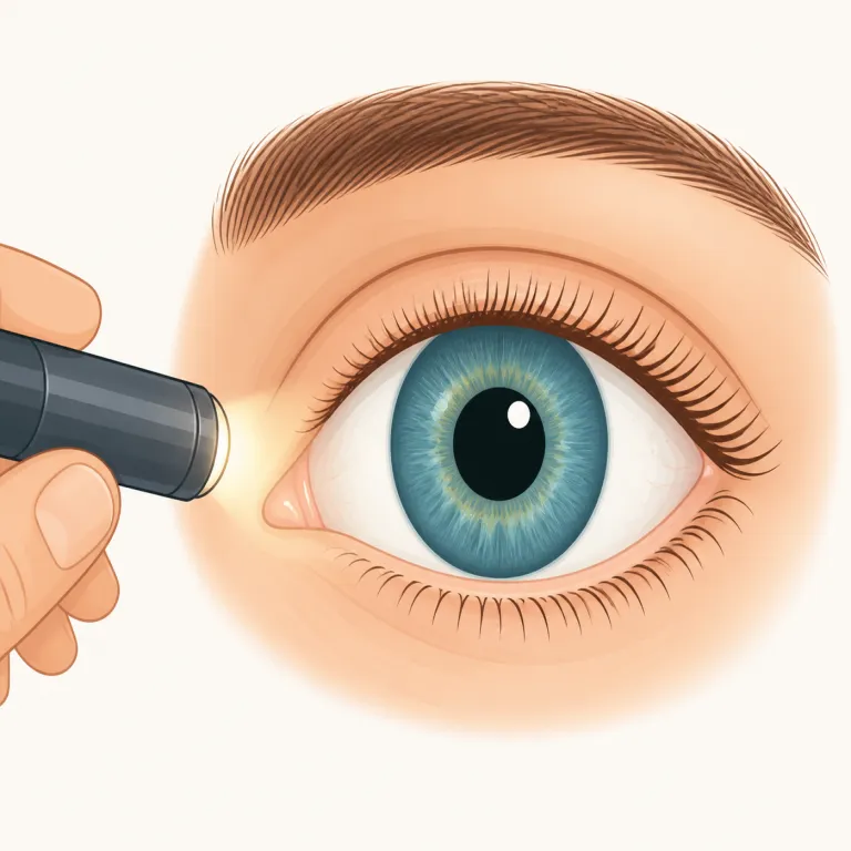 pupillary（瞳孔の・形容詞）の覚え方イラスト — pupillary はまず基礎語 pupil「瞳孔」を押さえると覚えやすいです