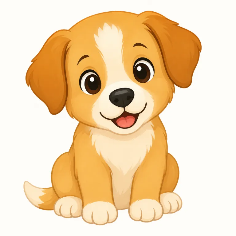 puppy（子犬・名詞）の覚え方イラスト — puppy は dog の赤ちゃん・幼い犬として覚えます
