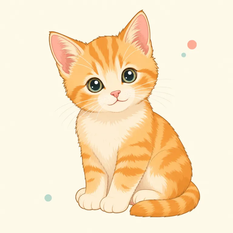 pussycat（猫、子猫・名詞）の覚え方イラスト — pussycat の cat はそのまま「猫」です