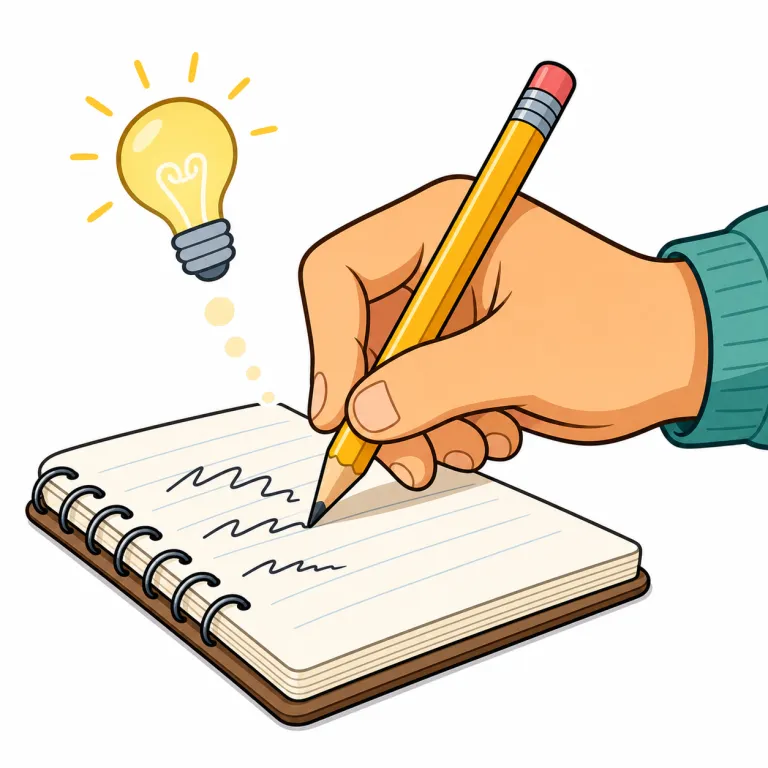 put down（書き留める・phrasal_verb）の覚え方イラスト