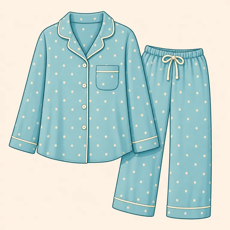 pyjama（パジャマ・名詞）の覚え方イラスト — pajama のイギリス式綴りだと覚えるのが最短です
