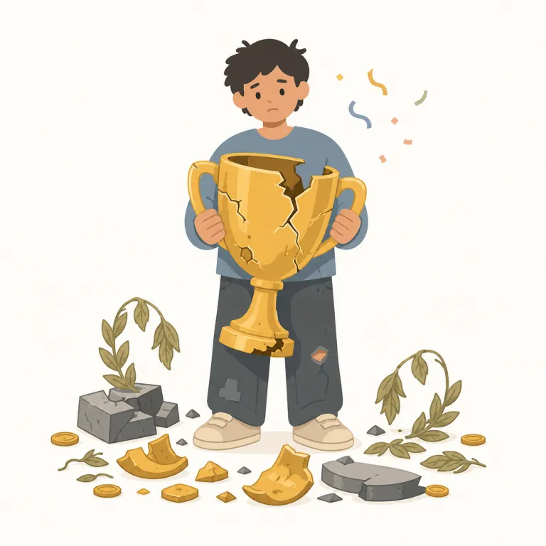 pyrrhic（惨勝の／代償の大きい・形容詞）の覚え方イラスト — この語は単独で覚えるより、ほぼ定型句の `a pyrrhic victory` で固めると残りやすいです