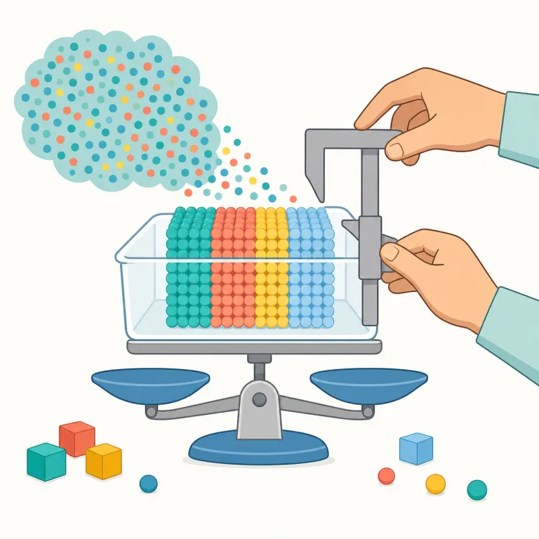 quantifiable（定量化可能な・形容詞）の覚え方イラスト — まず quantity（量）と quantify（数値化する）が浮かべば覚えやすいです