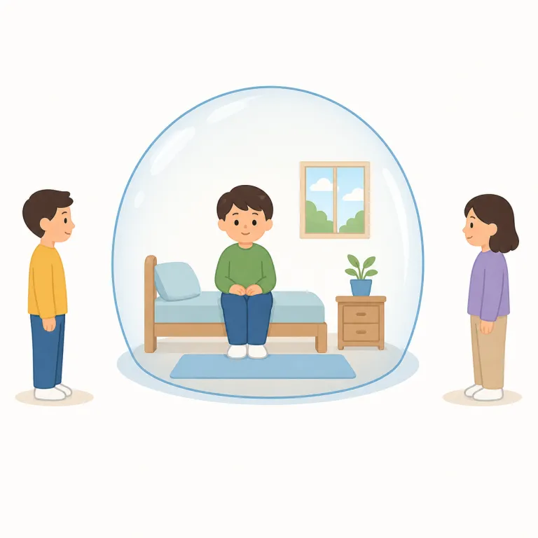 quarantineの覚え方イラスト