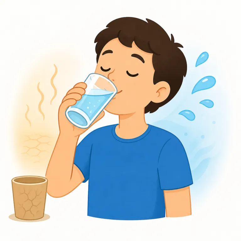 quenchの覚え方イラスト