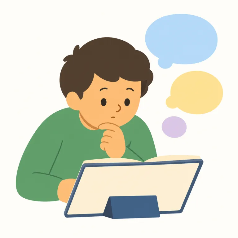 query（問い合わせ、質問・名詞）の覚え方イラスト — question より少し実務寄りで、「答えをもらうために投げる正式めの問い合わせ」と覚えると残りやすい