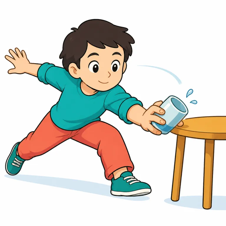 quickly（すぐに・adverb）の覚え方イラスト