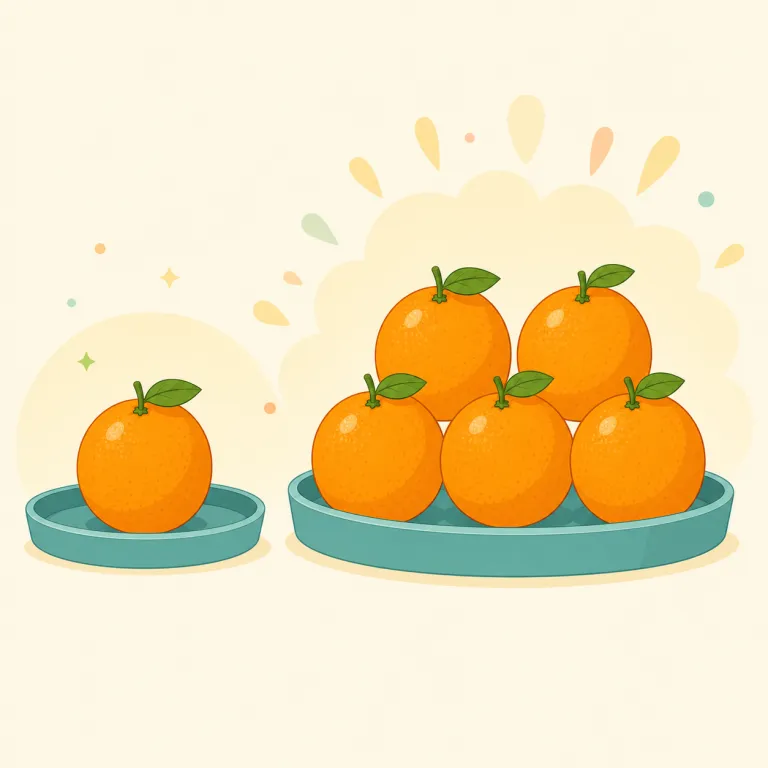 quintuple（五倍の・形容詞）の覚え方イラスト — quintuple の形容詞用法は、a quintuple increase「五倍の増加」のように、後ろの名詞がすでに増加・差・量を表している場面で効きます