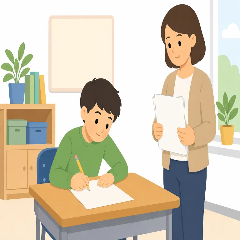 quiz（クイズ・名詞）の覚え方イラスト