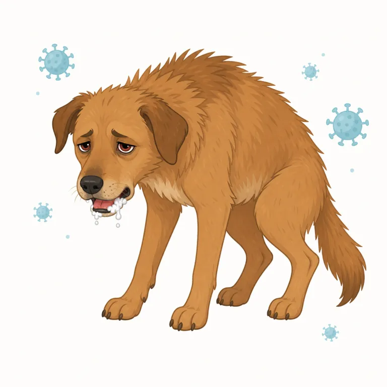 rabies（狂犬病・名詞）の覚え方イラスト — rabies は rabid（狂暴な、異常に熱中した）とセットで覚えると残りやすい
