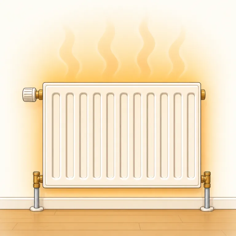 radiator（ラジエーター・名詞）の覚え方イラスト — radiator は radiate（放つ・広げる）を知っていると覚えやすい語です