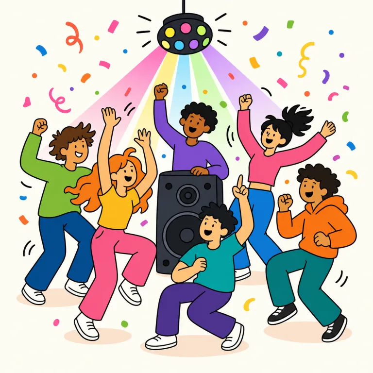 rager（（俗）大騒ぎのパーティー・名詞）の覚え方イラスト — この意味の rager は「人」ではなく、場そのものを指す若者風の俗語として覚える