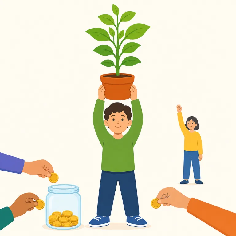 raise（上げる、高める、集める、提起する・動詞）の覚え方イラスト — raise は rise と対で覚えると便利です