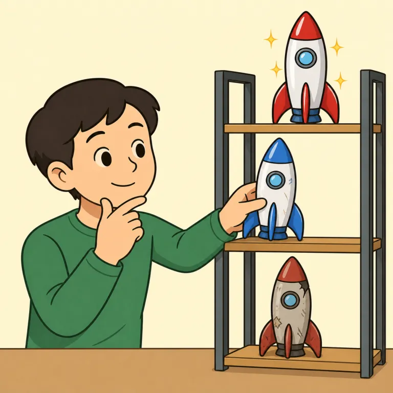 rank（格付けする・verb）の覚え方イラスト