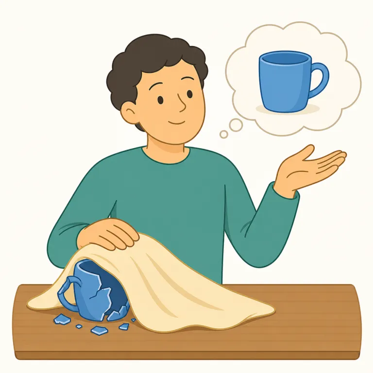 rationalise（正当化する・動詞）の覚え方イラスト — rational は「理性的な・もっともらしい」という形容詞です