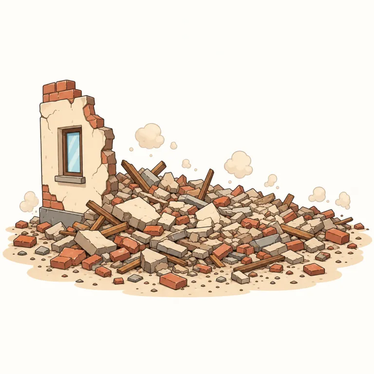 raze（破壊する・動詞）の覚え方イラスト — raze は erase を思い出すと覚えやすい