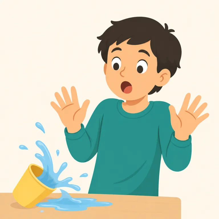 reaction（反応・名詞）の覚え方イラスト — reaction は react「反応する」の名詞形で、刺激・出来事・発表などを受けたあとに起こる応答や変化を表します