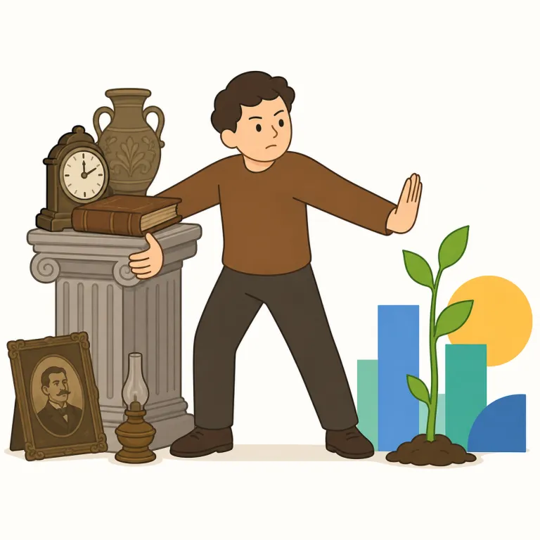 reactionary（反動主義者・noun）の覚え方イラスト