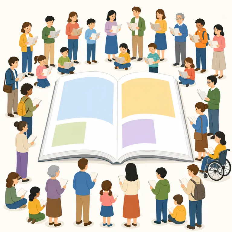 readership（読者数・noun）の覚え方イラスト