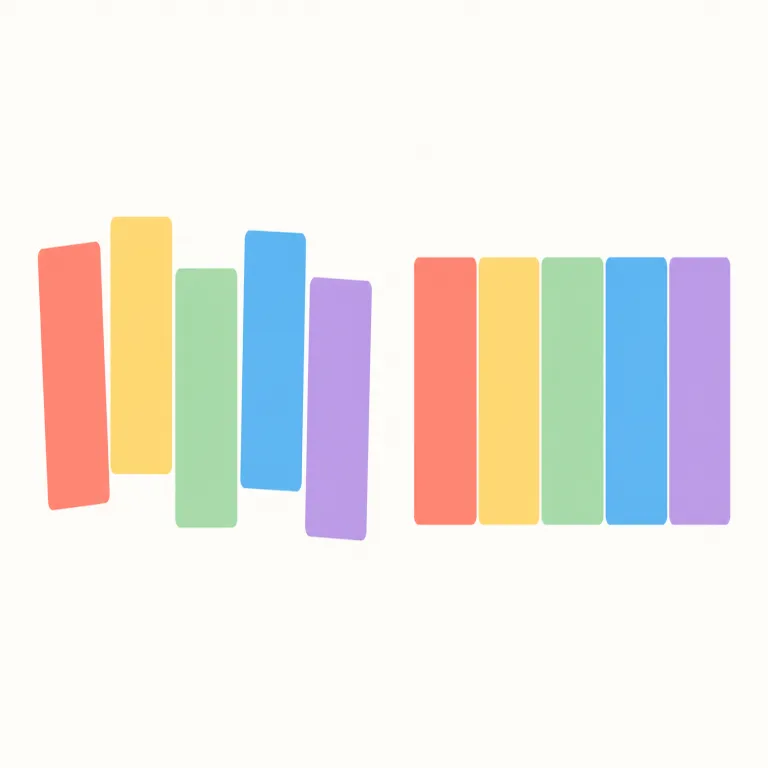 realignment（再調整・名詞）の覚え方イラスト — realign = align（そろえる）に re- が付いて「もう一度そろえ直す」