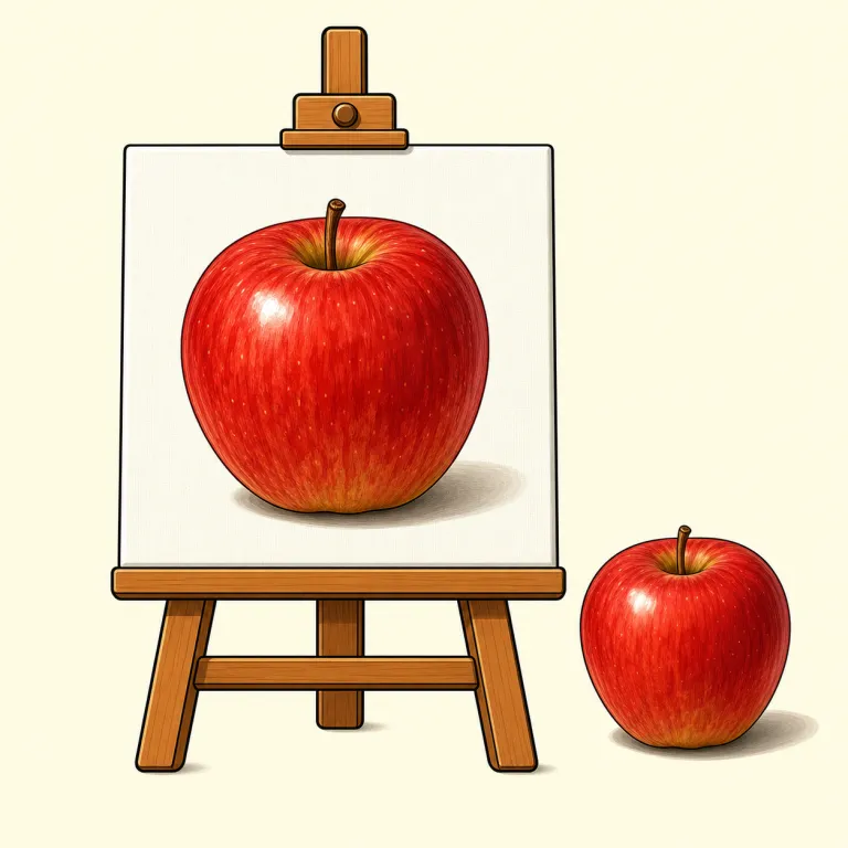 realistic（写実的な・adjective）の覚え方イラスト