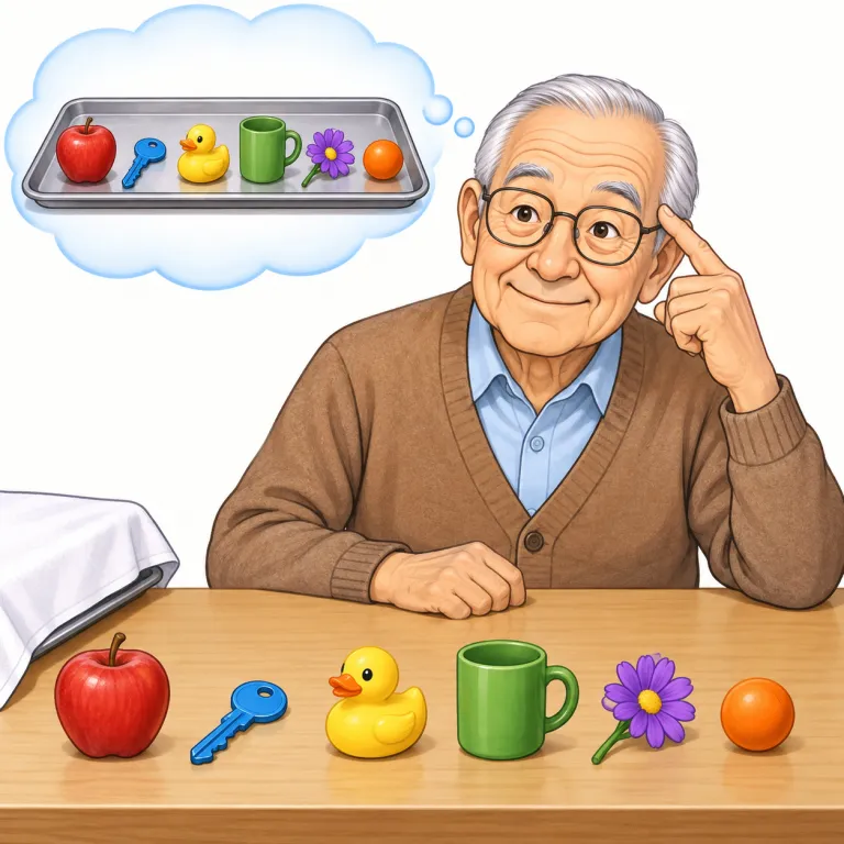 recall（記憶力・noun）の覚え方イラスト