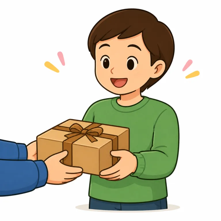 receiver（受取人・noun）の覚え方イラスト