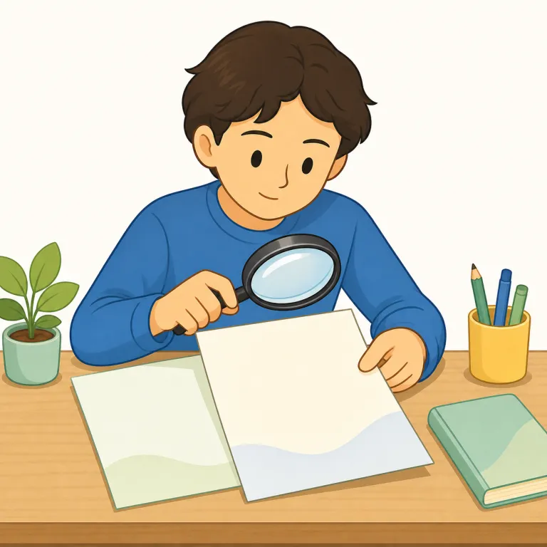 rechecked（確認し直した・動詞）の覚え方イラスト — rechecked は re-「再び」+ checked「確認した」で、「一度見た内容をもう一度確認し直した」という完了した動作を表します