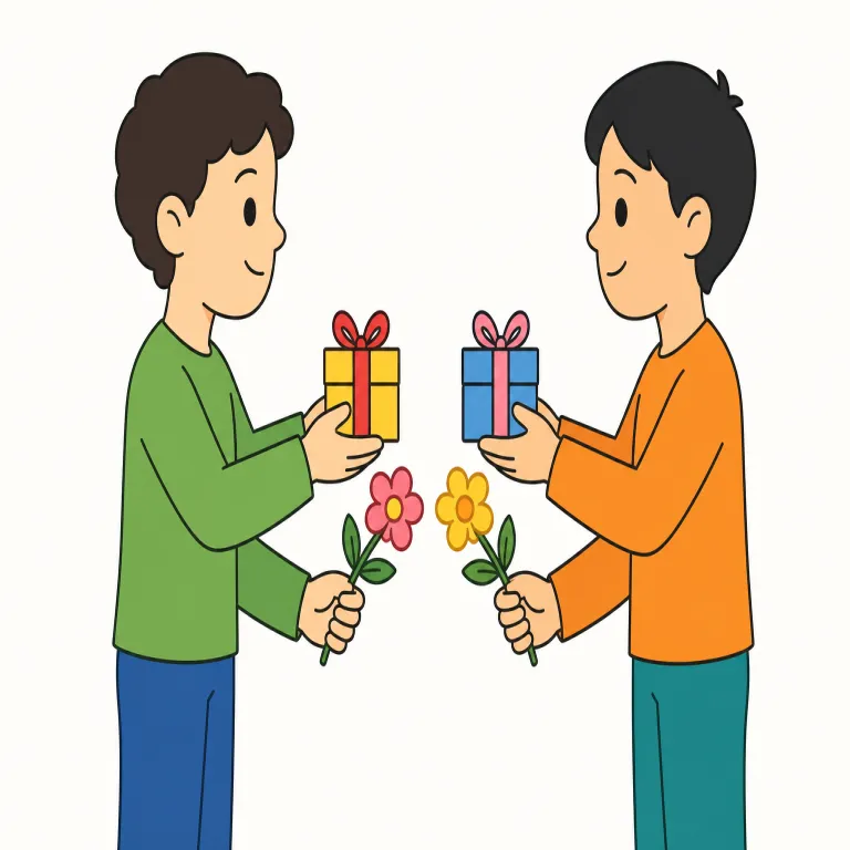 reciprocal（相互の・形容詞）の覚え方イラスト — reciprocal は「一方通行ではなく、二者の間で同じように行き来する」と考えると覚えやすい形容詞です
