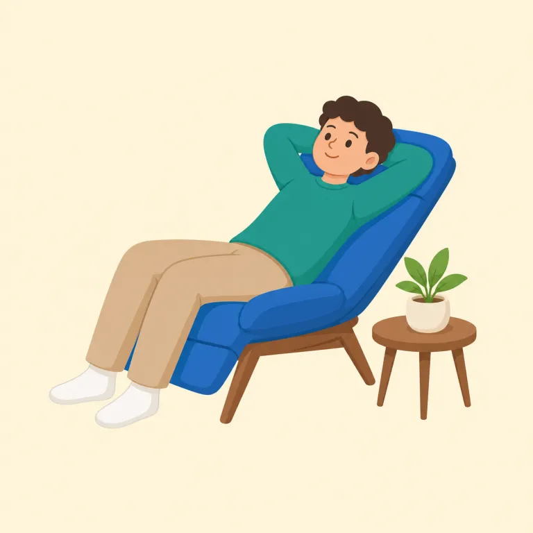 recliningの覚え方イラスト
