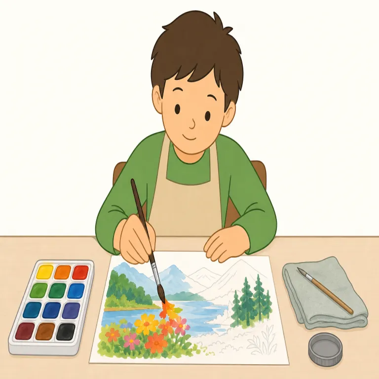 recommence（再開する・動詞）の覚え方イラスト — まず commence＝「始める」を知っていると覚えやすいです