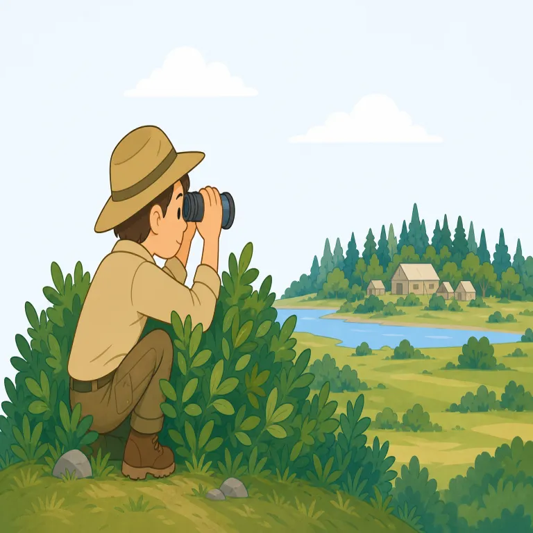 recon（偵察・名詞）の覚え方イラスト — recon はまず reconnaissance の短縮形としてセットで覚えると定着しやすいです