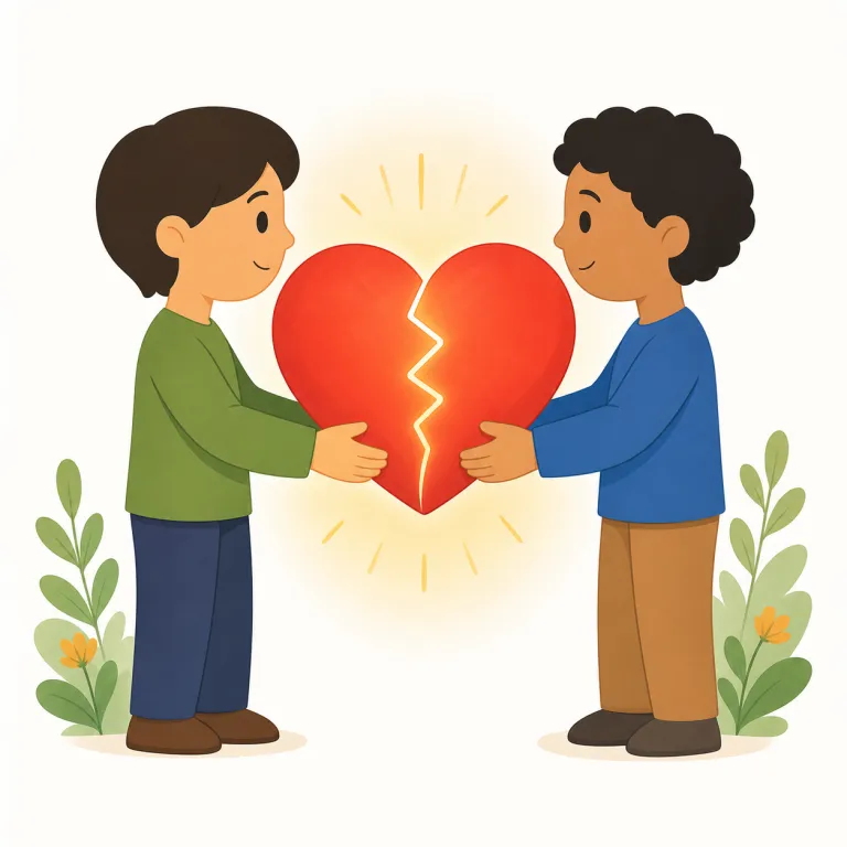 reconciliation（和解・名詞）の覚え方イラスト — このエントリでは reconciliation を「和解」として覚える