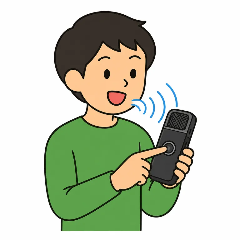 record（記録する・verb）の覚え方イラスト