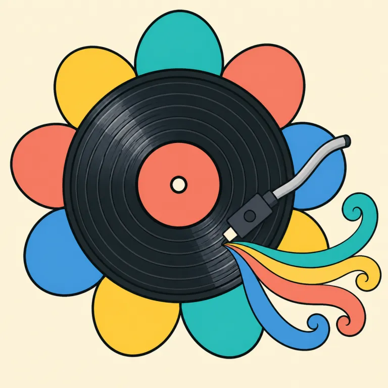 record（レコード・noun）の覚え方イラスト