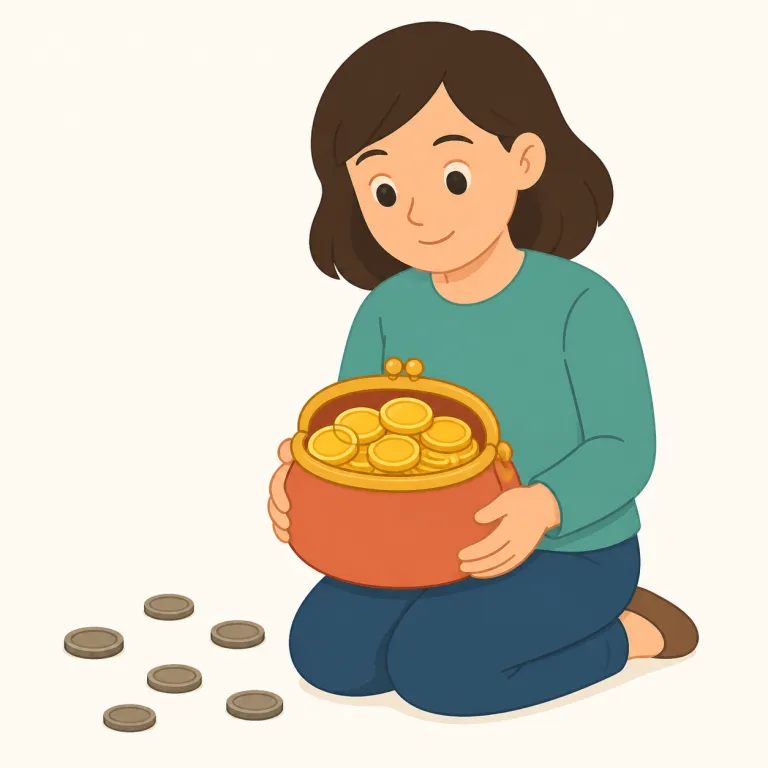 recouped（取り戻した・動詞）の覚え方イラスト — このエントリの recouped は、金銭の「回収した」という基本義とは別に、失ったものをもう一度手元や自分の側へ戻した、という広めの「取り戻した」として覚えます