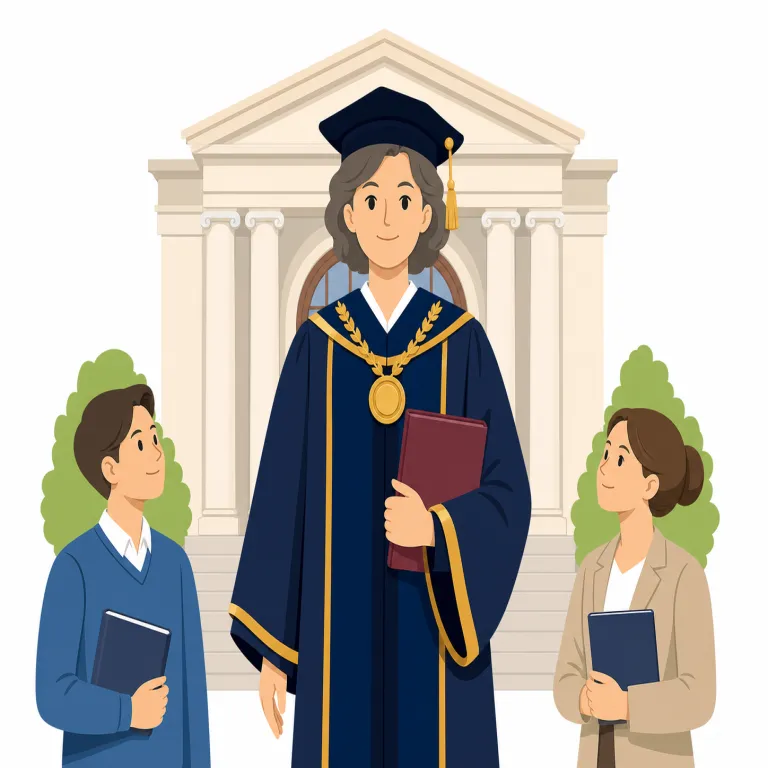rector（学長・noun）の覚え方イラスト