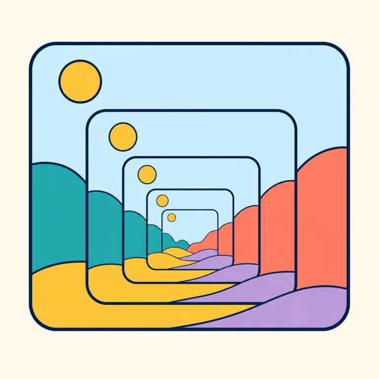 recursive（再帰的な・形容詞）の覚え方イラスト