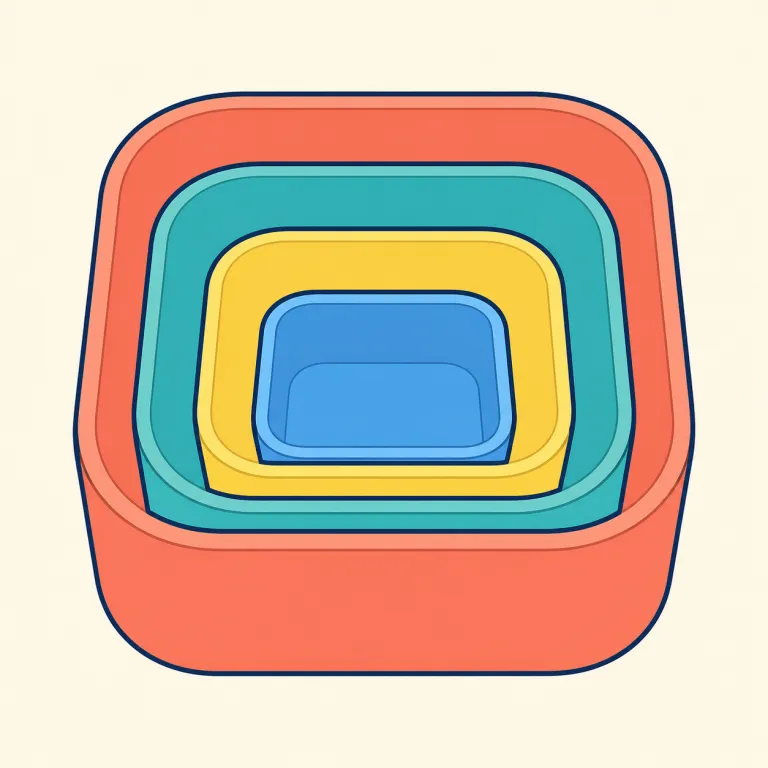 recursively（再帰的に・副詞）の覚え方イラスト — `recursive + -ly` で「再帰的なやり方で」