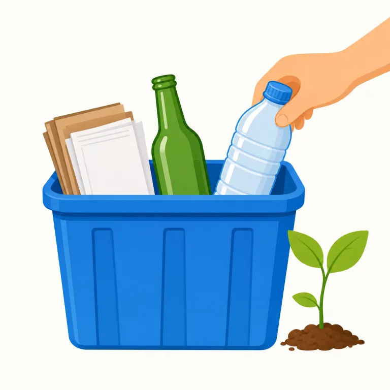 recycling（リサイクル・名詞）の覚え方イラスト